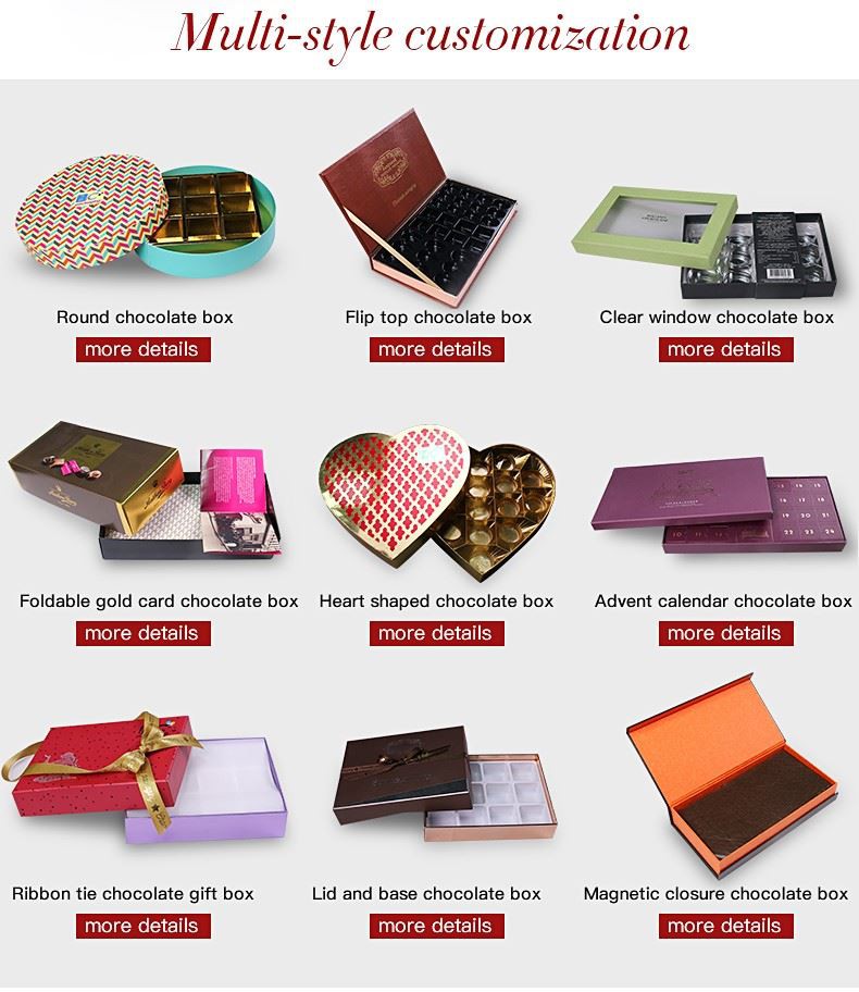 Multi-stype chocolate box