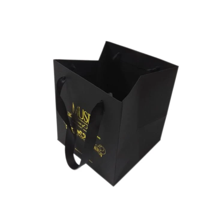 Black Paper Bags For Shopping